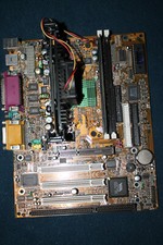 Usado, MSI MS-6156 Slot 1 Mainboard AGP PCI ISA SD-Ram + Celeron 450 MHz comprar usado  Enviando para Brazil