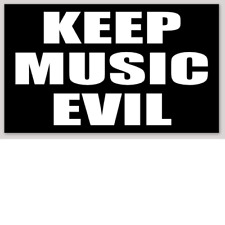 Keep music evil for sale  Johns Island