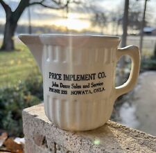 Stoneware advertising creamer for sale  Sulphur Springs