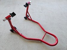Suporte de bicicleta para motocicleta empilhadeira traseira carretel paddock braço oscilante elevador automático comprar usado  Enviando para Brazil