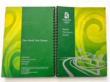 Usado, Livro e CD guia de transporte de mídia olímpica de Pequim 2008 (145 páginas) comprar usado  Enviando para Brazil