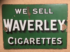 Waverly cigarettes enamel for sale  STRATHDON