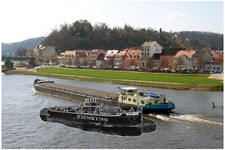 Foto binnenschiff elbe gebraucht kaufen  Meißen