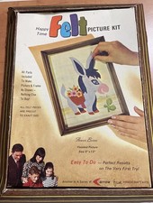 Kit de fotos de feltro vintage 1970 Happy Time “Flower Burro” burro comprar usado  Enviando para Brazil