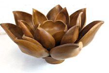 Vintage wooden lotus for sale  EXETER