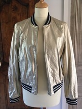 Blouson zara doré d'occasion  Mougins