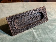 Vintage letterbox bronze for sale  DIDCOT