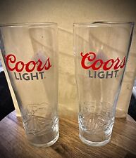 coors light glasses for sale  HOLYHEAD