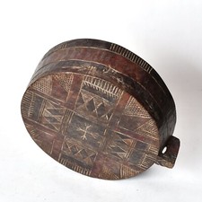 Tigela de madeira antiga etíope Gurage People placa africana Etiópia África comprar usado  Enviando para Brazil