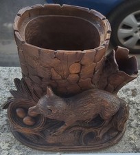 Bouquetière bois sculpté d'occasion  Rethel