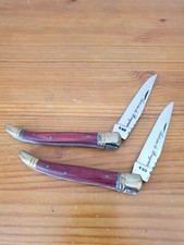 Two knives laguiole d'occasion  Expédié en Belgium