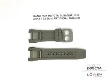 Autêntico Invicta Subaqua 1156 Cinza Borracha artificial 32.5MM Pulseira De Relógio, usado comprar usado  Enviando para Brazil