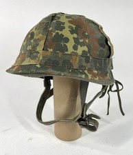 Capacete alemão Bundeswehr M56 Helm1A1 Stahlhelm Army Flecktarn COMPLETO tamanho 58 comprar usado  Enviando para Brazil