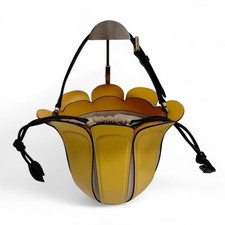 Bolsa balde Kate Spade pétala média couro amarelo tulipa cordão usada comprar usado  Enviando para Brazil