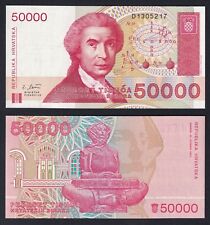 Banconota croazia 50000 usato  Chieri