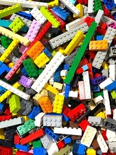LEGO Lote a Granel de 1 Libra SOMENTE TIJOLOS DE CONSTRUÇÃO Limpo Genuíno Mix Tamanhos Cores, usado comprar usado  Enviando para Brazil