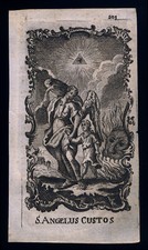 Santino incisione 1700 usato  Ragusa