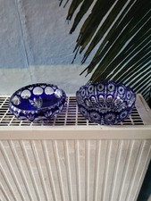 Bleikristall schalen blau gebraucht kaufen  Detmold
