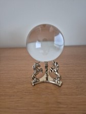 brass crystal ball stand for sale  COATBRIDGE