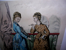 Gravure mode illustrée d'occasion  Bédarieux
