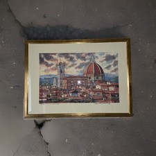 Acquarello originale firenze usato  Novi di Modena