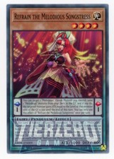 Yugioh LEDE-EN009 Refrain the Melodious Songstress Common 1ª edição quase perfeito/perfeito comprar usado  Enviando para Brazil