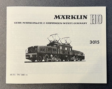 Märklin 3015 anleitung gebraucht kaufen  Giesen