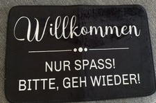 fußmatte lustig gebraucht kaufen  Dornburg