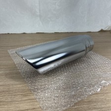 Usado, Ponta de escape cromada angular borda laminada universal 2,5” entrada 10,5” comprimento comprar usado  Enviando para Brazil