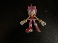 Boneco de ação Jazwares Amy Rose Sonic the Hedgehog 3" polegadas Sega raro mãos abertas, usado comprar usado  Enviando para Brazil