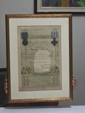 Attestato militare africa usato  Ghemme