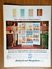 1966 Admiral Duplex Geladeira Tamanho Completo Freezer Anúncio   comprar usado  Enviando para Brazil