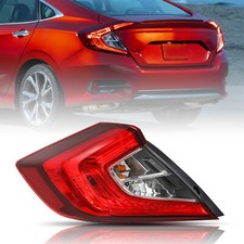 Lanterna traseira externa do lado esquerdo do motorista para 2016-2021 Honda Civic Sedan 4Dr, usado comprar usado  Enviando para Brazil