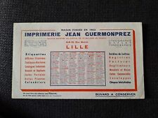 Buvard imprimerie jean d'occasion  Berck