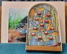 Usado, RARO 2 Lados Vintage Soviético Russo Jogo de Mesa Brinquedo de Bilhar Infantil URSS comprar usado  Enviando para Brazil