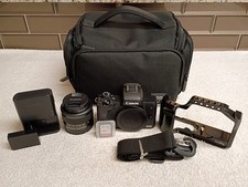 Usado, Câmera sem espelho Canon EOS M50 Mark II 24.1MP com lente 15-45mm + gaiola SmallRig + bolsa comprar usado  Enviando para Brazil