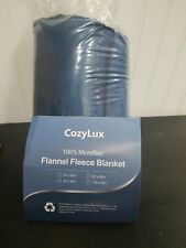 Cobertor de lã CozyLux 50" x 60", flange de microfibra leve super macia comprar usado  Enviando para Brazil