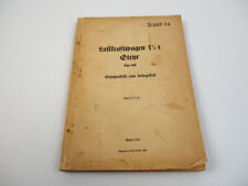 Dienstvorschrift d669 steyr gebraucht kaufen  Merseburg