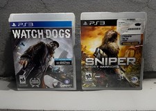 Watchdogs And Sniper PlayStation 3 jogos testados excelentes  comprar usado  Enviando para Brazil