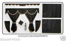 Truck curtains black for sale Truck curtains black for sale  CHRISTCHURCH