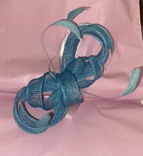 Turquoise fascinator head for sale  EDINBURGH