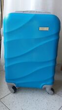 Trolley rigido azzurro usato  Caronno Pertusella