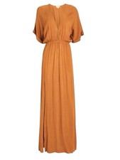 Vestido L'AGENCE Belina Maxi Mel Surplice Decote Dolman Manga Fenda Lateral Médio comprar usado  Enviando para Brazil