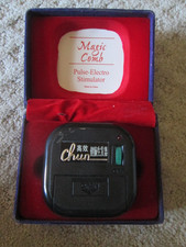 VINTAGE CHUN Magic Comb Pulse-Electro Estimulador em Caixa de Veludo ~~FUNCIONA~~ comprar usado  Enviando para Brazil