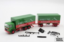 Herpa MAN F8 caixa de bebidas caminhão-reboque "Adelholzener Alpen" 1:87 /H23307 comprar usado  Enviando para Brazil