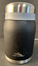 Usado, High Sierra 24 oz frasco térmico isolado de aço inoxidável para alimentos com colher preto SUS304 comprar usado  Enviando para Brazil