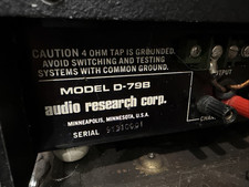 Audio research d79b for sale  Houston