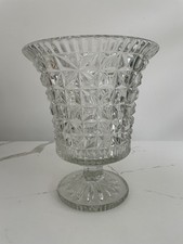vintage large glass vase for sale  STOKE-ON-TRENT