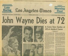 John wayne dead for sale  Newton Stewart