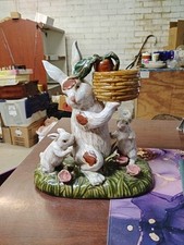 Vintage majolica bunny for sale  Eufaula